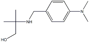 2-({[4-(dimethylamino)phenyl]methyl}amino)-2-methylpropan-1-ol Struktur