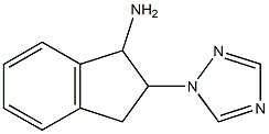 2-(1H-1,2,4-triazol-1-yl)-2,3-dihydro-1H-inden-1-ylamine Struktur