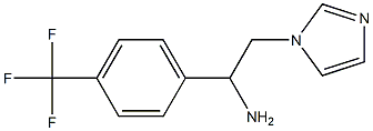 2-(1H-imidazol-1-yl)-1-[4-(trifluoromethyl)phenyl]ethan-1-amine Struktur