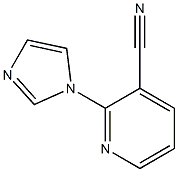 2-(1H-imidazol-1-yl)pyridine-3-carbonitrile Struktur