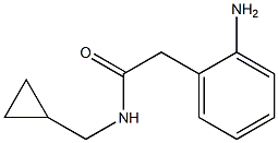 2-(2-aminophenyl)-N-(cyclopropylmethyl)acetamide Struktur