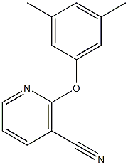 2-(3,5-dimethylphenoxy)nicotinonitrile Struktur