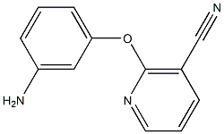 2-(3-aminophenoxy)nicotinonitrile Struktur