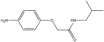 2-(4-aminophenoxy)-N-isobutylacetamide Struktur