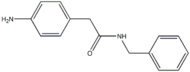 2-(4-aminophenyl)-N-benzylacetamide Struktur