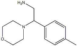 2-(4-methylphenyl)-2-morpholin-4-ylethanamine Struktur