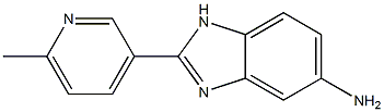 2-(6-methylpyridin-3-yl)-1H-benzimidazol-5-amine Struktur