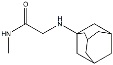 2-(adamantan-1-ylamino)-N-methylacetamide Struktur