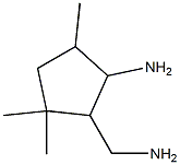 2-(aminomethyl)-3,3,5-trimethylcyclopentan-1-amine Struktur