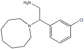 2-(azocan-1-yl)-2-(3-chlorophenyl)ethan-1-amine Struktur