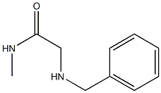 2-(benzylamino)-N-methylacetamide Struktur