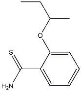 2-(butan-2-yloxy)benzene-1-carbothioamide Struktur