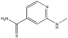 2-(methylamino)pyridine-4-carbothioamide Struktur