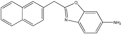 2-(naphthalen-2-ylmethyl)-1,3-benzoxazol-6-amine Struktur