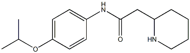 2-(piperidin-2-yl)-N-[4-(propan-2-yloxy)phenyl]acetamide Struktur