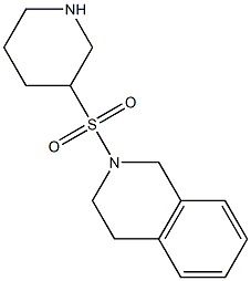 2-(piperidin-3-ylsulfonyl)-1,2,3,4-tetrahydroisoquinoline Struktur