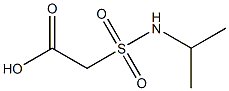 2-(propan-2-ylsulfamoyl)acetic acid Struktur