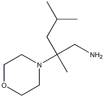 2,4-dimethyl-2-morpholin-4-ylpentan-1-amine Struktur