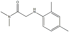 2-[(2,4-dimethylphenyl)amino]-N,N-dimethylacetamide Struktur