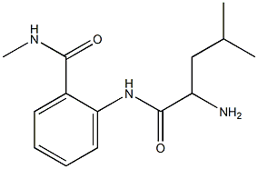 2-[(2-amino-4-methylpentanoyl)amino]-N-methylbenzamide Struktur