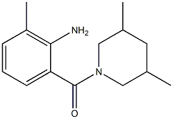 2-[(3,5-dimethylpiperidin-1-yl)carbonyl]-6-methylaniline Struktur