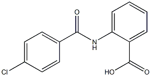 2-[(4-chlorobenzene)amido]benzoic acid Struktur