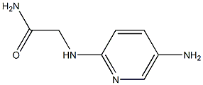 2-[(5-aminopyridin-2-yl)amino]acetamide Struktur