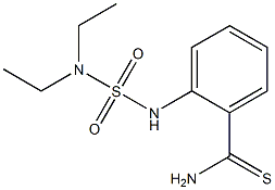 2-[(diethylsulfamoyl)amino]benzene-1-carbothioamide Struktur