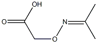 2-[(propan-2-ylideneamino)oxy]acetic acid Struktur