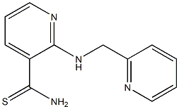 2-[(pyridin-2-ylmethyl)amino]pyridine-3-carbothioamide Struktur