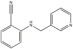 2-[(pyridin-3-ylmethyl)amino]benzonitrile Struktur