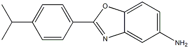 2-[4-(propan-2-yl)phenyl]-1,3-benzoxazol-5-amine Struktur