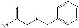 2-[benzyl(methyl)amino]ethanethioamide Struktur