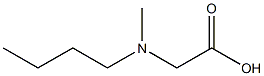 2-[butyl(methyl)amino]acetic acid Struktur