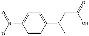 2-[methyl(4-nitrophenyl)amino]acetic acid Struktur