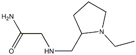 2-{[(1-ethylpyrrolidin-2-yl)methyl]amino}acetamide Struktur