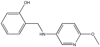 2-{[(6-methoxypyridin-3-yl)amino]methyl}phenol Struktur