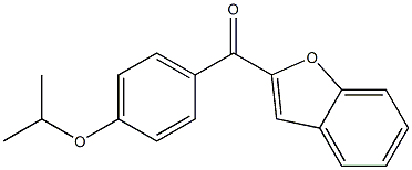 2-{[4-(propan-2-yloxy)phenyl]carbonyl}-1-benzofuran Struktur