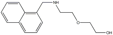 2-{2-[(naphthalen-1-ylmethyl)amino]ethoxy}ethan-1-ol Struktur