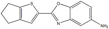 2-{4H,5H,6H-cyclopenta[b]thiophen-2-yl}-1,3-benzoxazol-5-amine Struktur