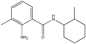 2-amino-3-methyl-N-(2-methylcyclohexyl)benzamide Struktur