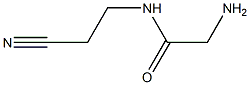 2-amino-N-(2-cyanoethyl)acetamide Struktur