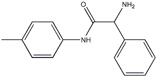 2-amino-N-(4-methylphenyl)-2-phenylacetamide Struktur