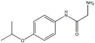 2-amino-N-[4-(propan-2-yloxy)phenyl]acetamide Struktur