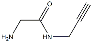 2-amino-N-prop-2-ynylacetamide Struktur