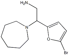 2-azepan-1-yl-2-(5-bromo-2-furyl)ethanamine Struktur