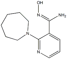 2-azepan-1-yl-N'-hydroxypyridine-3-carboximidamide Struktur