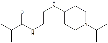 2-methyl-N-(2-{[1-(propan-2-yl)piperidin-4-yl]amino}ethyl)propanamide Struktur