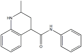 2-methyl-N-phenyl-1,2,3,4-tetrahydroquinoline-4-carboxamide Struktur