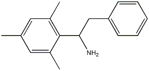 2-phenyl-1-(2,4,6-trimethylphenyl)ethan-1-amine Struktur